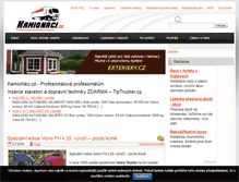 Tablet Screenshot of kamionaci.cz
